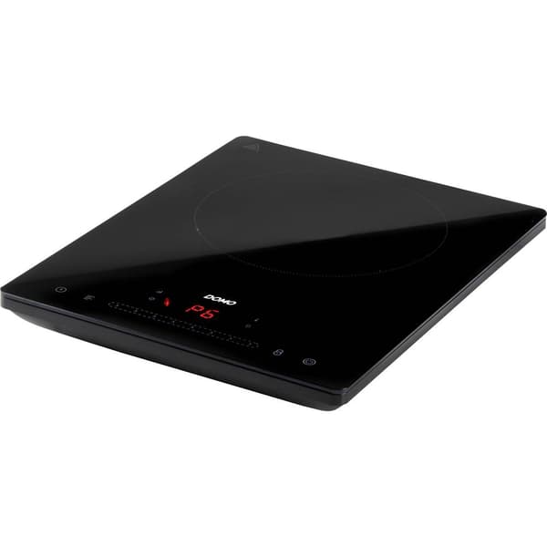 DOMO DO332IP Induktionsplatta Timerfunktion, med display, kabel Svart