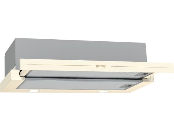 Gorenje BHP523E10X - Kåpa - teleskopisk - bredd: 50 cm - djup: 30.5 cm - utsug och cirkulation - rostfritt stål