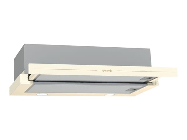 Gorenje BHP523E10X - Kåpa - teleskopisk - bredd: 50 cm - djup: 30.5 cm - utsug och cirkulation - rostfritt stål