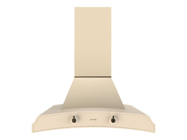 Gorenje Classico DK63MCLI - Kåpa - skorsten - bredd: 60 cm - djup: 50 cm - utsug och återcirkulering (-) - elfenben