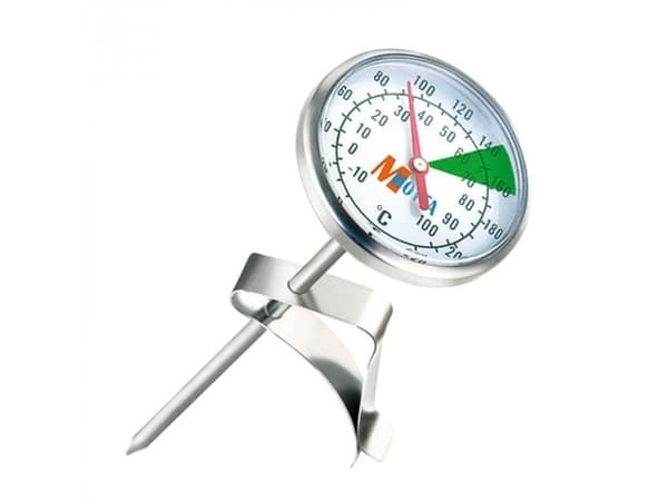 Termometer Motta Analogt med Klips Rustfri stål til Skummekande,1 stk