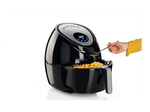 Ariete 4618, Kuumakiertoilmakypsennin, 5,5 L, 2,5 kg, 200 °C, 7 henkilö(t), 60 min