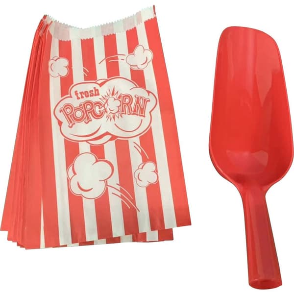 Salco SNP-27CC Popcornmaskin Röd, Vit