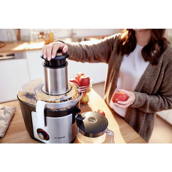 Bosch Haushalt Råsaftcentrifug MES4010 1200 W Silver, Svart