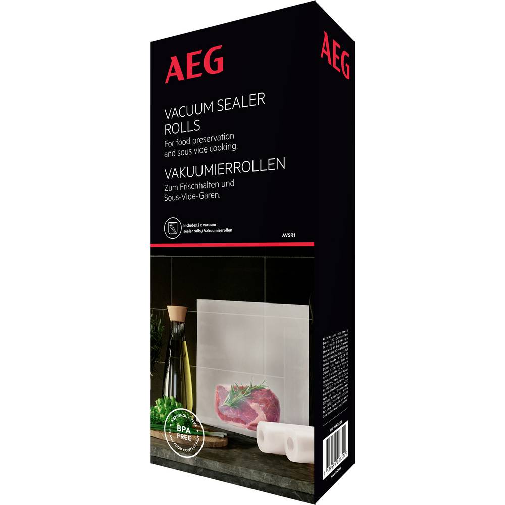 AEG 2er à 28cm x 6m Vakuumpåse rivsäker