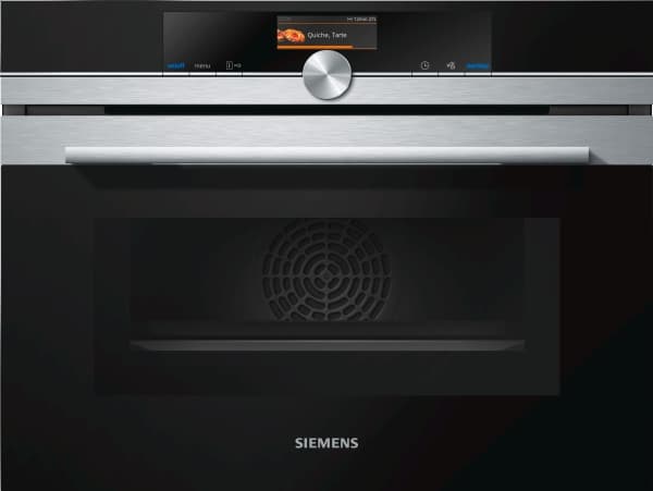 Siemens CM656GBS1, Elektrisk ovn, 45 l, 45 l, 1000 W, Sort, Rustfritt stål, Rotasjon, Berøringskontroll
