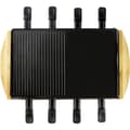 Miniatyrbild 3 av 10: DOMO DO9246G Raclette 8 pannor, Non-stick-beläggning, Kontrolljus Svart, Trä