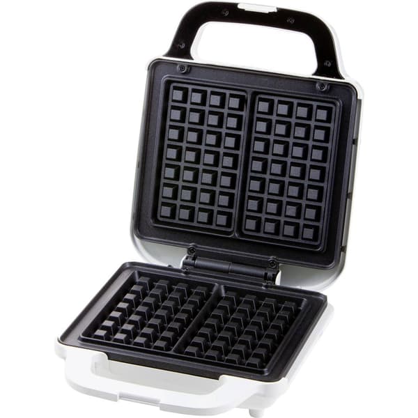 DOMO DO9222W XL Tasty Våffeljärn Kontrolljus, hopfällbar, Non-stick-beläggning Vit