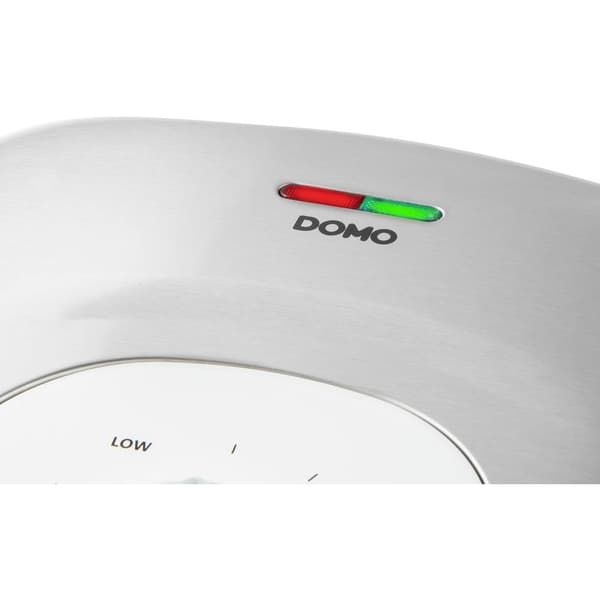 DOMO DO9222W XL Tasty Våffeljärn Kontrolljus, hopfällbar, Non-stick-beläggning Vit