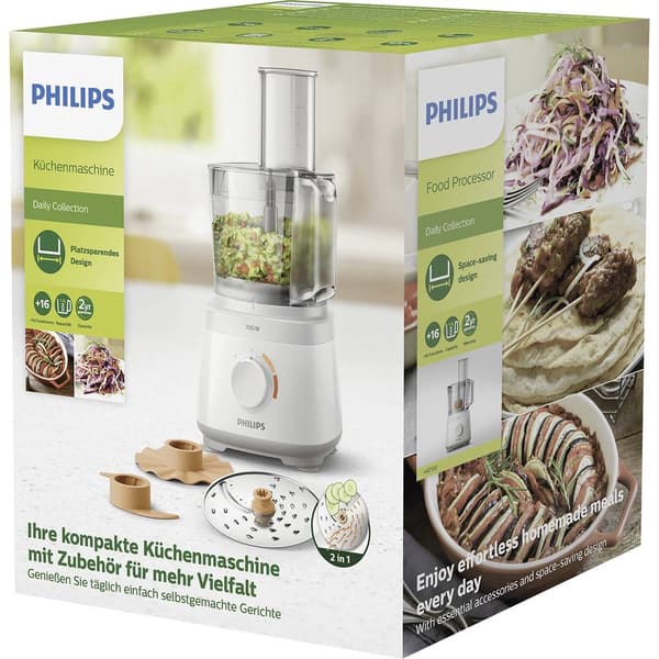Philips Home HR7310/00 Daily Köksmaskin 700 W Vit