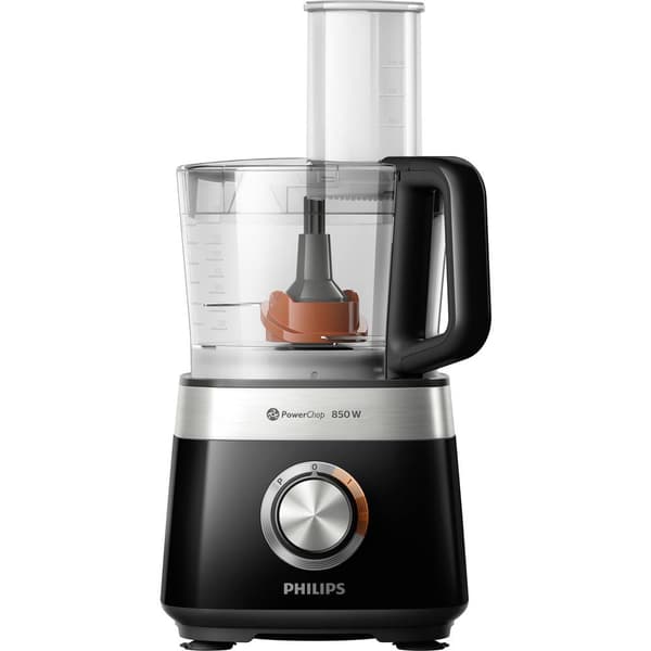 Philips Home HR7530/10 Viva Köksmaskin 850 W Rostfritt stål, Svart