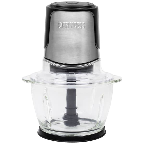 Princess 221051 Matberedare 300 W Silver, Svart Svart, Rostfritt stål, Transparent