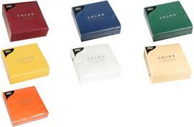 PAPSTAR servetter, 330 x 330 mm, 3-lagers, mörkgrön 1/4-faldig, silkespapper, krymplindad - 1 st (86974)