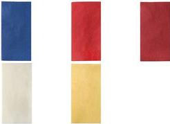 PAPSTAR bistroservetter, 400 x 400 mm, 3-lagers, bordeaux 1/8-fals, silkespapper, krymplindade - 1 st (86991)