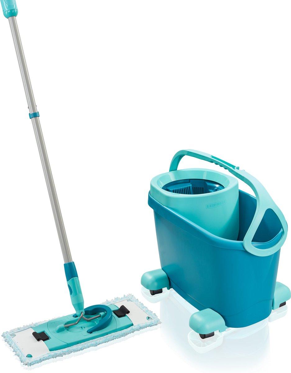 Leifheit Clean Twist M golvtorkare Ergo mobil - moppsats komplett system med hjul - 33 cm - 6 liter