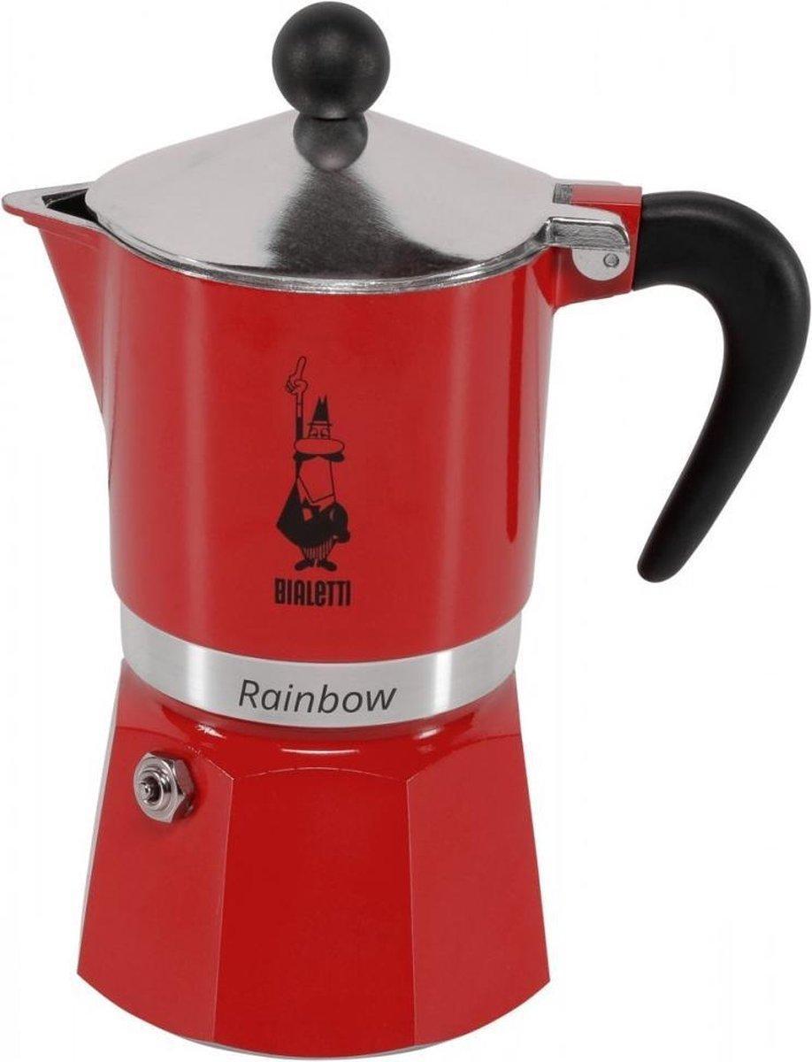 Bialetti Rainbow Red Percolator 200ml 3 koppar
