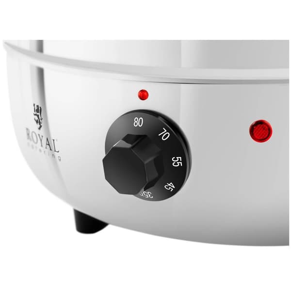 Royal Catering Elektrisk soppkittel - 10 L - 400 W - rostfritt stål