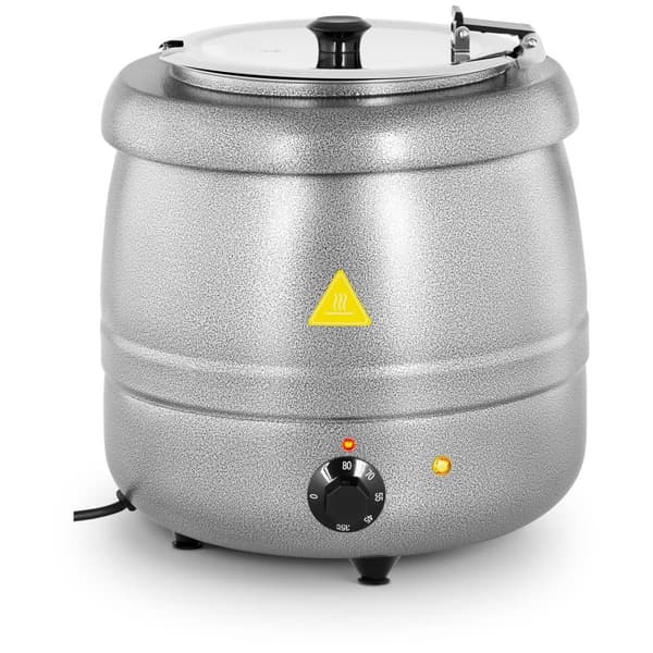 Royal Catering Elektrisk soppkittel - 10 L - Stål - Silverbeläggning