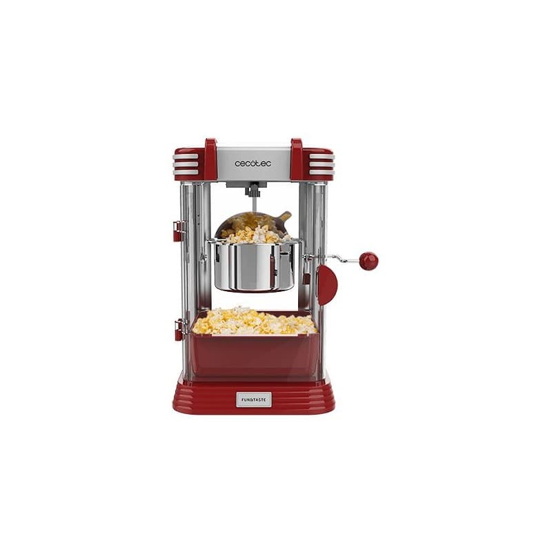 Popcornmaskin Cecotec Fun&Taste P'Corn Classic 500 ml 300W Röd Silvrig