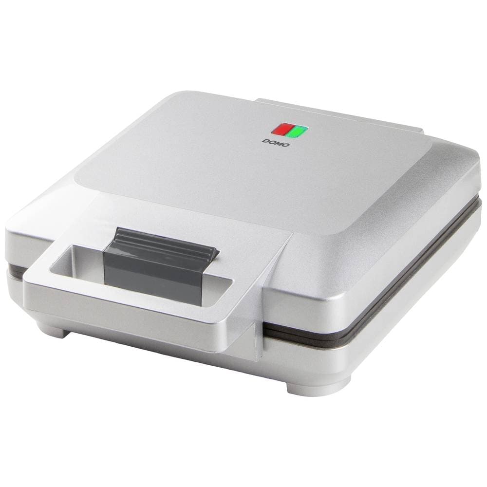 DOMO DO9250W Våffeljärn Non-stick-beläggning, Kontrolljus, hopfällbar Silver