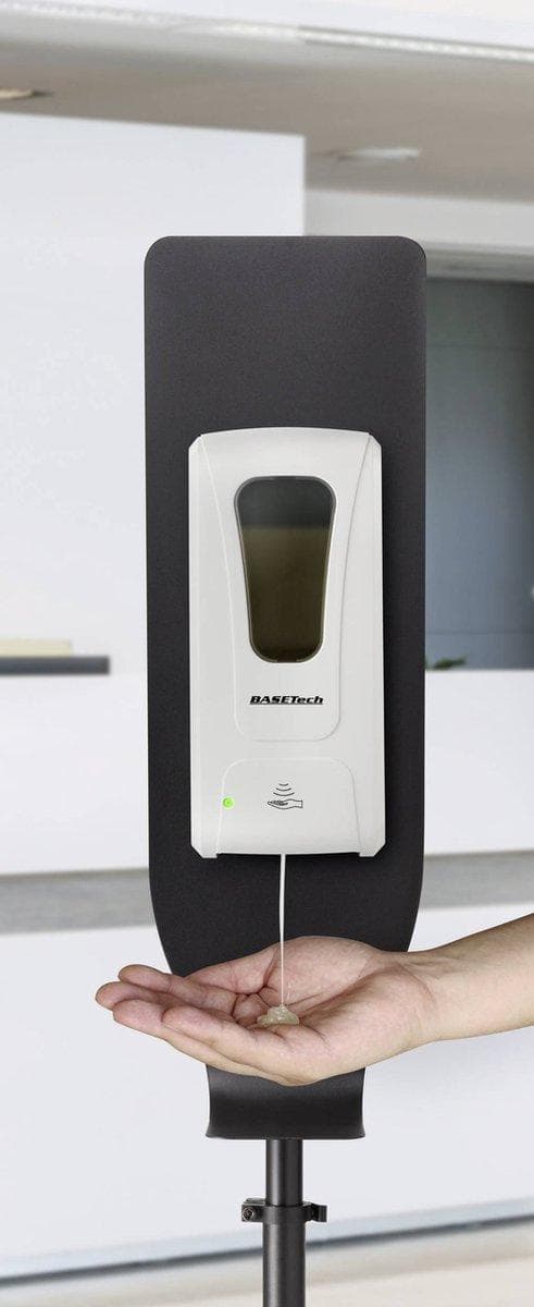 Basetech BT-2338740 Sæbedispenserstativ Sort