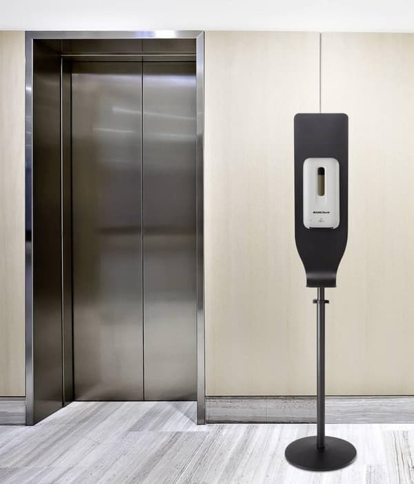 Basetech BT-2338740 Sæbedispenserstativ Sort