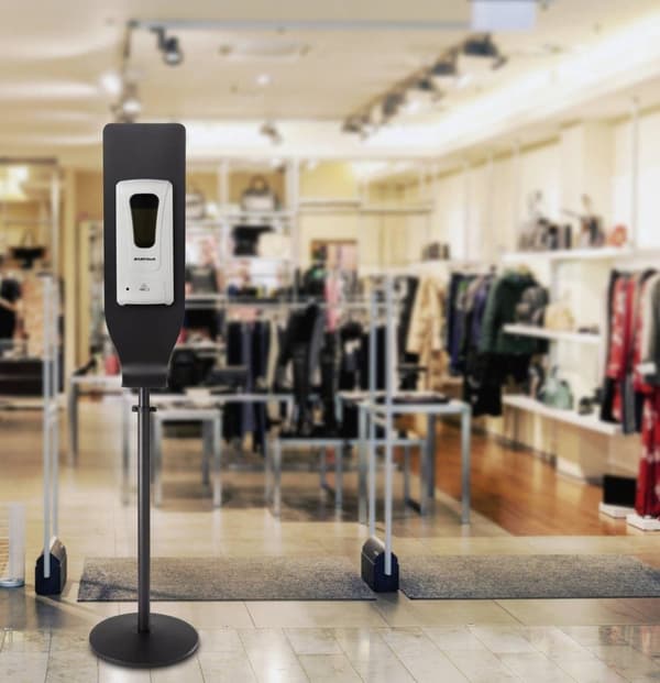 Basetech BT-2338740 Sæbedispenserstativ Sort