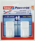 Miniatyrbillede 6 af 11: Tesa Powerstrips Kroge Classic Large - Hvid - 2 stk