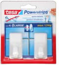 Miniatyrbillede 10 af 11: Tesa Powerstrips Kroge Classic Large - Hvid - 2 stk