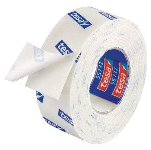 tesa Spejlmonteringstape 19mm x 1,5m Dobbeltsidet tape Ekstra stærk Høj fugtighed (55732-00001-00)