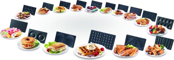 Tefal SW852D12 - Smörgåsjärn - Rostfritt stål