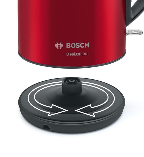 Bosch TWK3P424 vedenkeitin 1,7L 2400W punainen/musta