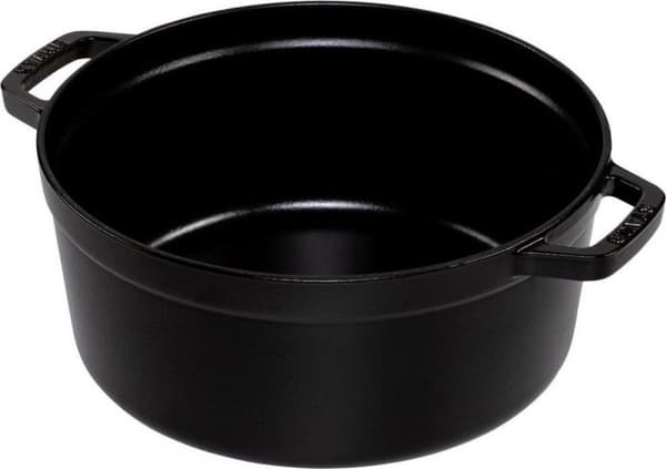 Staub - Kasserolle Rund 26cm Sort