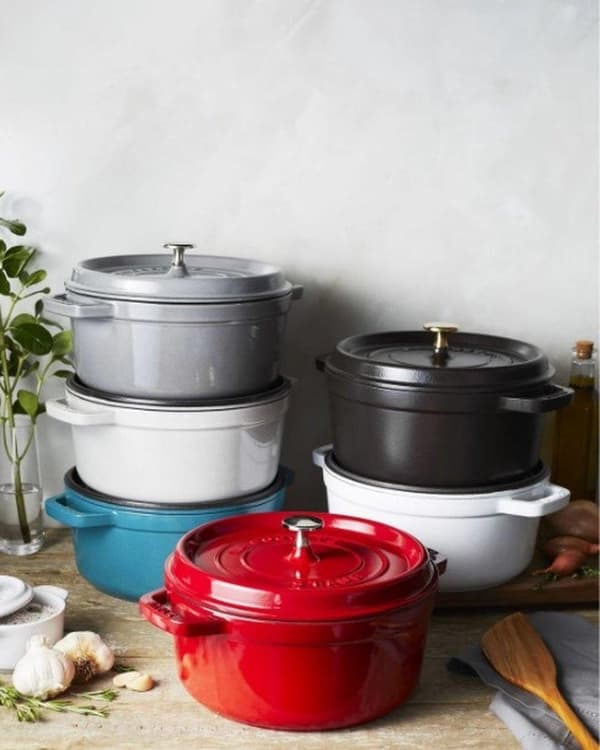 Staub - Kasserolle Rund 26cm Sort