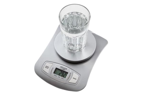 Köksvåg med 1,5 liters skål - vit AD 3137w Adler