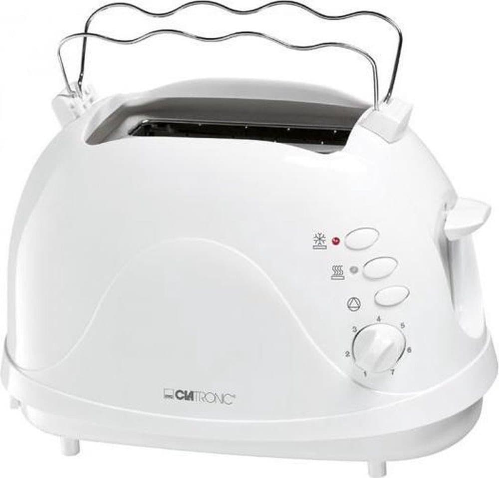 Clatronic TA 3565 - Brödrost - Vit