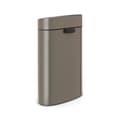 Miniatyrbild 5 av 6: Brabantia Touch Bin Papperskorgen - 10+23 l - Platina