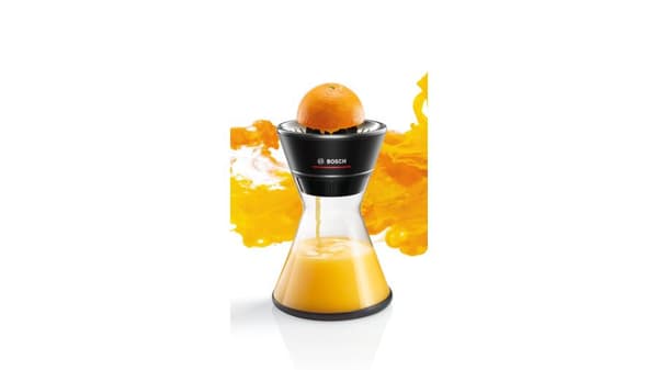 Bosch MCP72GPB Plast, Rustfrit stål Sort, Transparent citrus juicer