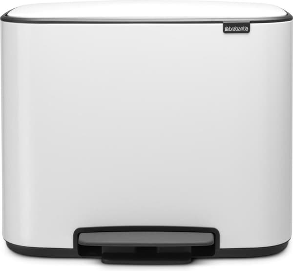 Brabantia Bo Skraldespand - 11 + 23 l - Hvid