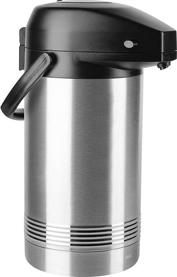 Emsa Termos Med Pump President Rostfritt Stål 3 Liter