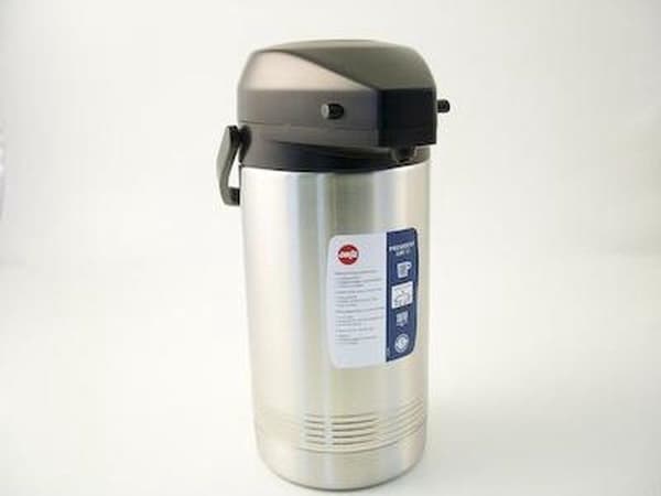 Emsa Termos Med Pump President Rostfritt Stål 3 Liter