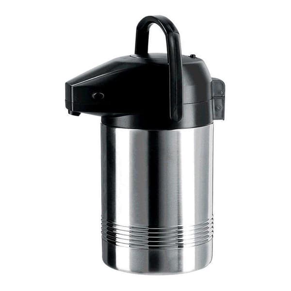 Emsa Termos Med Pump President Rostfritt Stål 3 Liter