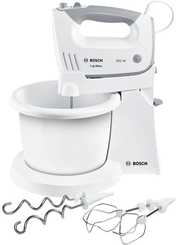 Bosch MFQ36460 ErgoMixx - Blander - Inkl røreskål - Hvid