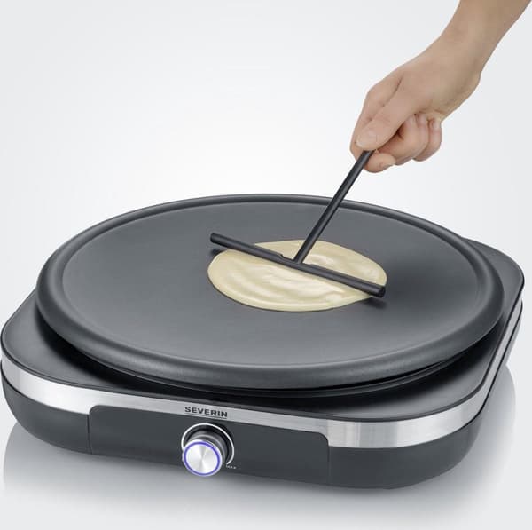 Severin CM 2199 - Crepes Maker - 1500W justerbar - Svart