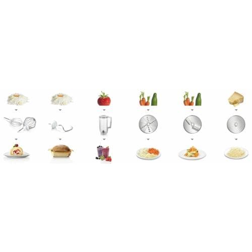 Bosch MUM5 CreationLine MUM58720 - Matberedare - Röd