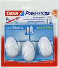 Miniatyrbillede 6 af 10: Tesa Powerstrips Small Oval - Hvid 3 stk