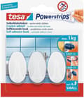 Miniatyrbillede 2 af 10: Tesa Powerstrips Small Oval - Hvid 3 stk