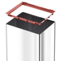 Miniatyrbild 6 av 7: Hailo Big-Box Swing L Papperskorgen - 35 l - med rostfritt stål