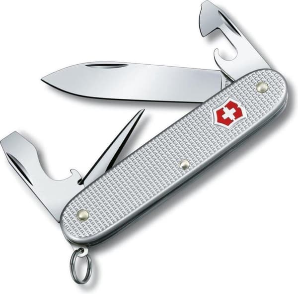 Victorinox Pioneer lommekniv 8 funktioner - Ribbet Alox