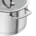 Miniatyrbillede 3 af 6: ZWILLING TrueFlow 4-delt grydesæt i rustfrit stål med hældefunktion Induktionssikker sølv